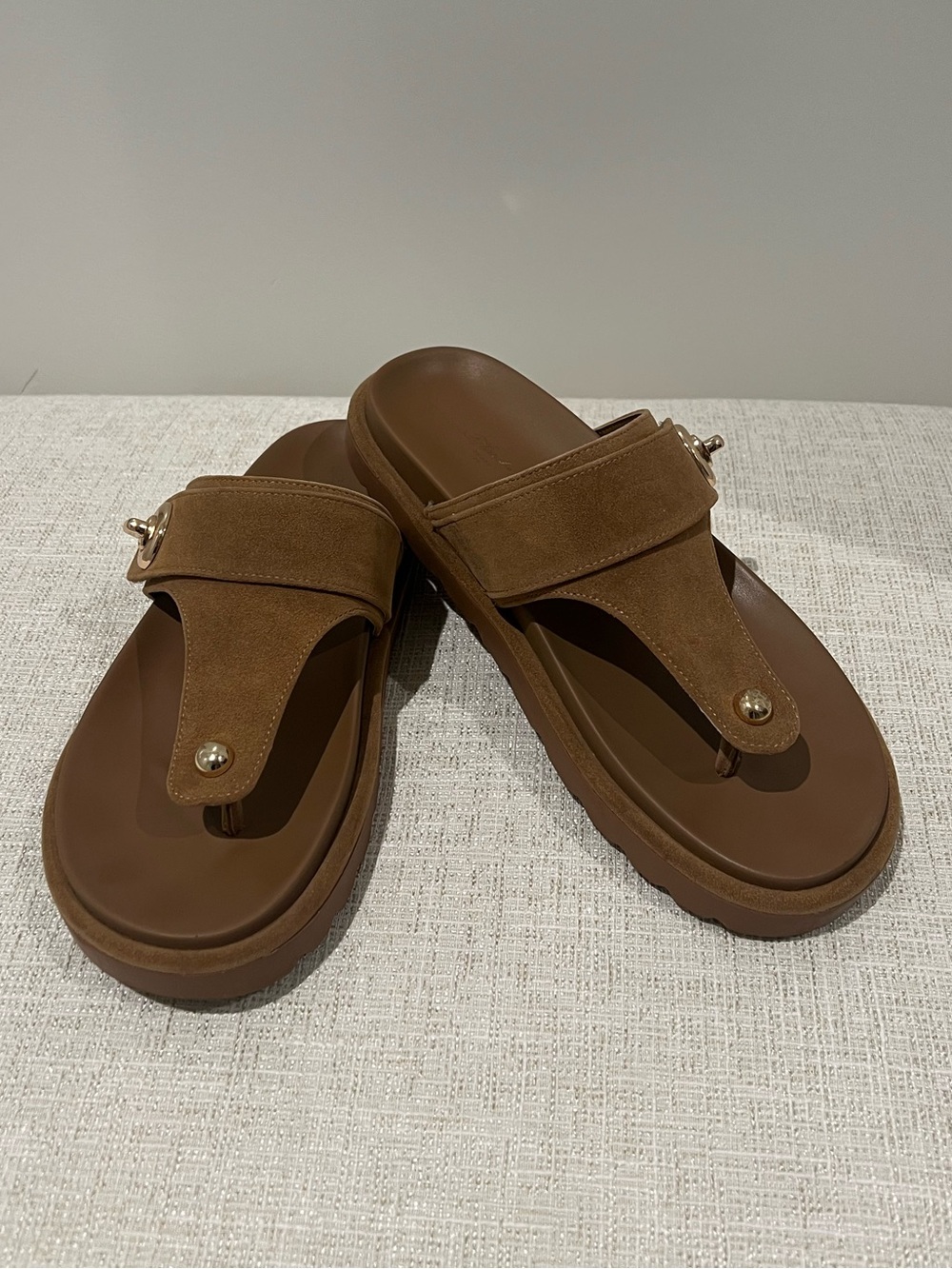 Universal Thread Brown Suede Sandals - Women